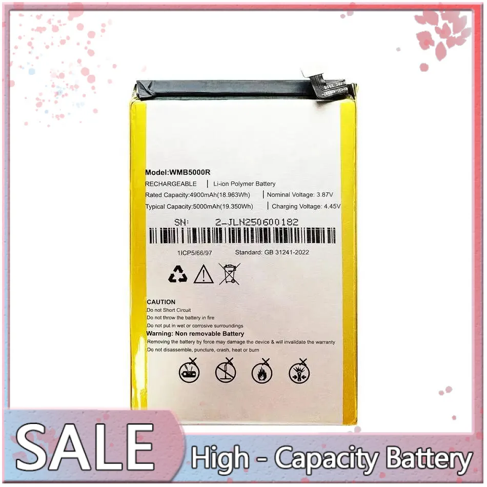 

For Zenx WMB5000R 5000Mah Mobile Phone Battery Safe Long-Lasting