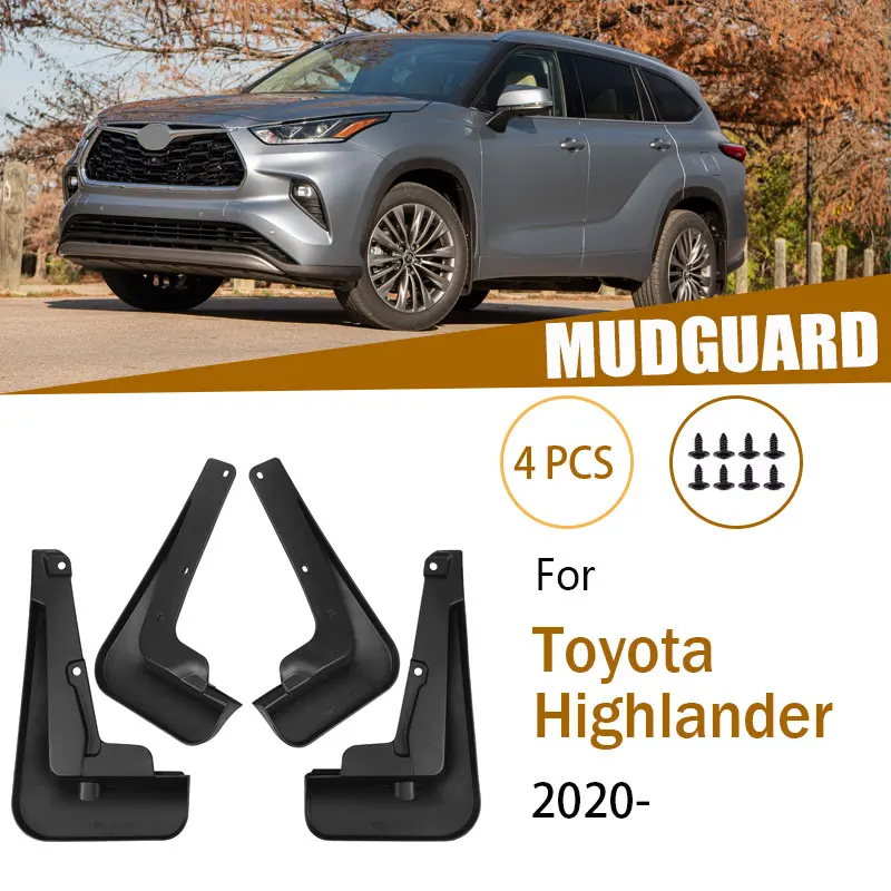 

For Toyota Highlander XU70 2020-2025 2024 2023 2022 Mudguard Guard Fender Wheel Protector Auto Accessories Mud Flaps Anti-splash