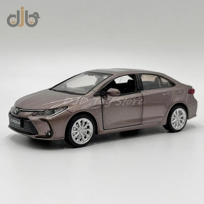 1:32 Diecast Metal Super Car Model Toy Corolla Pull Back With Sound & Light