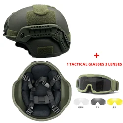 UHMWPE High Cut Ballistic Helmet MICH2000 With Wendy 2 Generation Suspension System NIJ Class IIIA Bulletproof Tactical Helmet