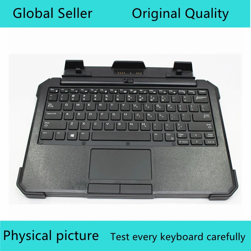 

iKey Attachable Keyboard for Dell Latitude 12 7202 7212 7220 Rugged Extreme Tablet With fixed self-locking IK-DELL-AT 95% New
