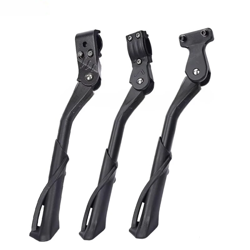 Aluminum Alloy Adjustable Side Bike Kickstand Retractable Support Bracket Daily Cycling Repair Accessory For Mountain Road Bikes