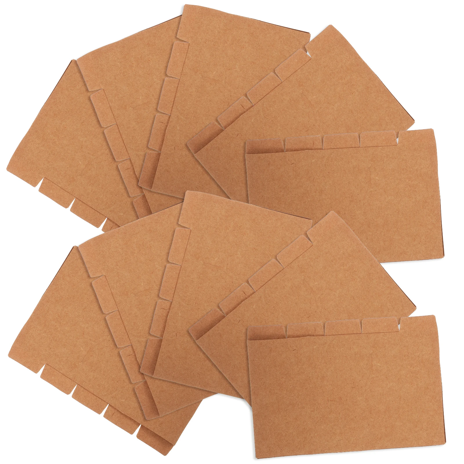 

20 Sets Inches Oxford Index Cards Paper Dividers Notebook Tabs Dividers Blank Labels for Binder Storage