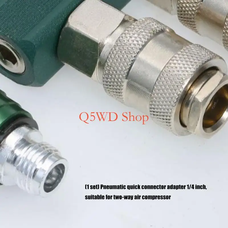 Q5WD Heavy Type Zincs Alloys Air Compressor Coupler For Reliability Connection In Demanding Workshops