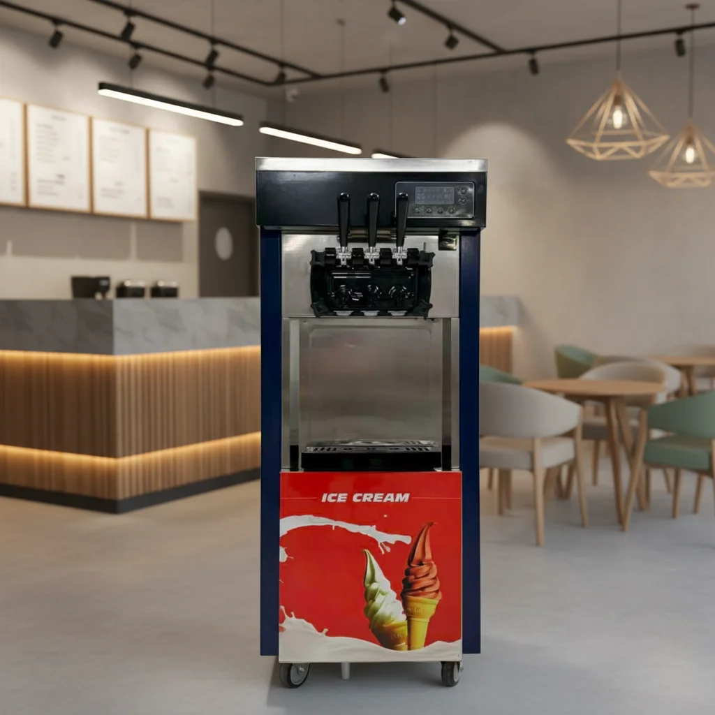Commercial Use Soft Serve Ice Cream Making Machine Gelato Ice Cream Machine Maker