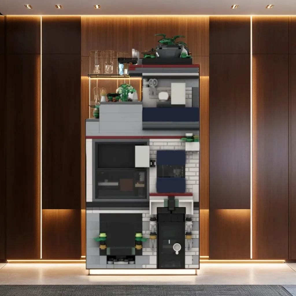 

987 шт. MOC модное модульное здание (королевский глаз альтернативная сборка) модная модель «сделай сам» строительные блоки игрушки на день рождения подарок