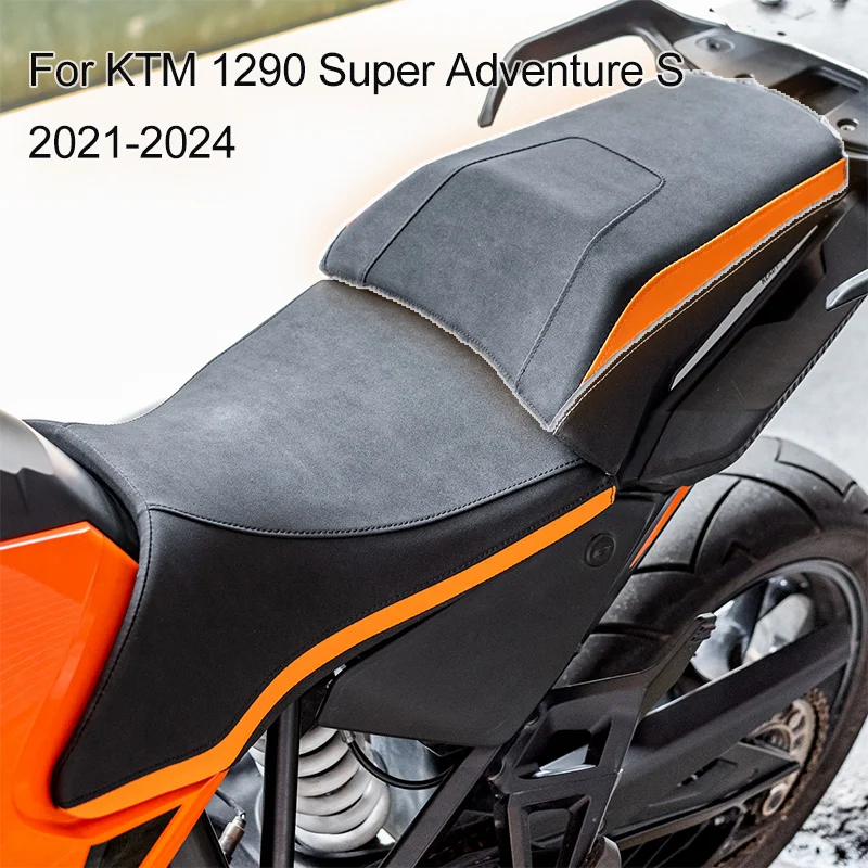 Motorcycle Comfort Damping Seat Cushions For KTM 1290 Super Adventure S 2021-2024 Accessories Motorcyclist Rear Seat Wrap