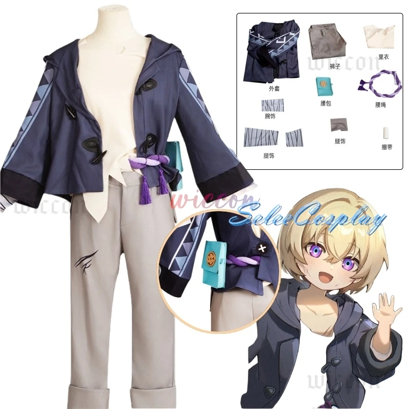 Avventurina Kakavasha Costume Cosplay Gioco Honkai: Star Rail Uomo Costume di Halloween Avventurina Taglie Forti