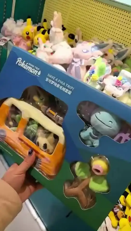 Genuine PokéMon Road Trip Series Second Wave Scene Plush Set