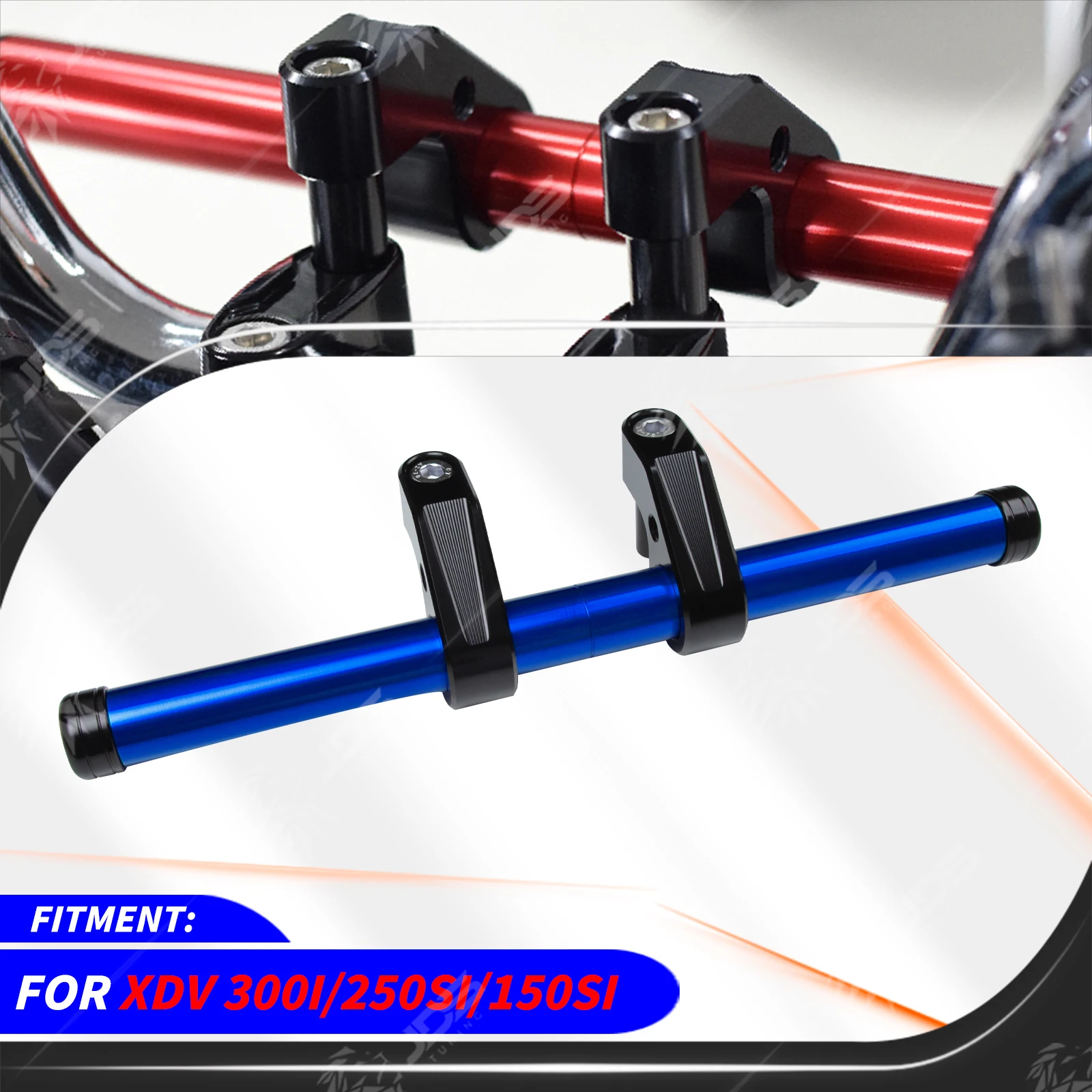 For WMOTO/LONGJIA XDV 300I/250SI/150SI Handlebar Grab Crossbar Child Safety Handrail Phone Navigation Holder Bracket Parts