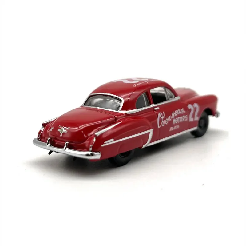 Home Decor 1/87 HO Scale Alloy Car 1949 Oldsmobile Rocket 88Coupe Muscle Car Model Miniature Collection HO Sand Table Landscape