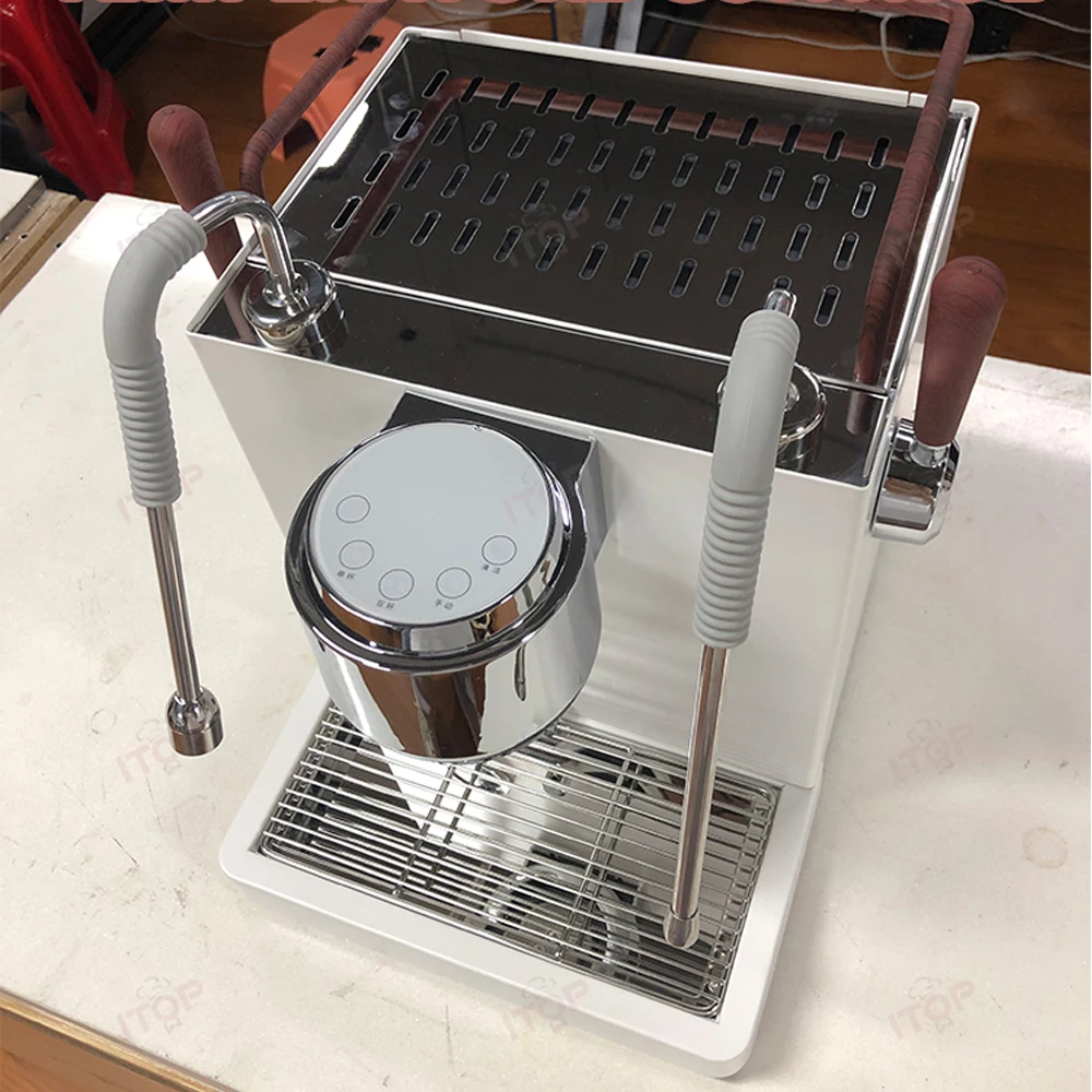 Kleine kommerzielle Kaffeemaschine, 2 Pumpen, 3 Kessel, 15 bar Vibrationspumpe, 3000 W