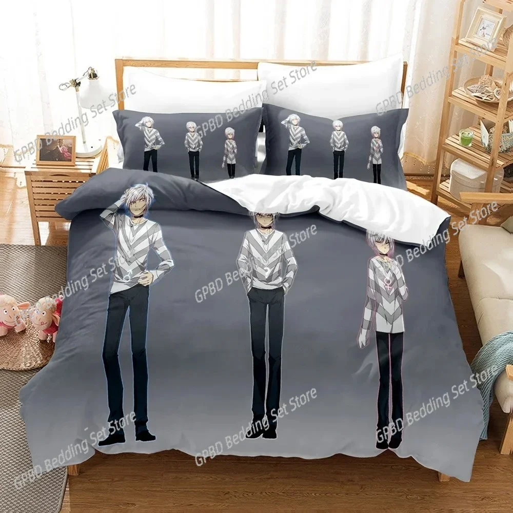 Fashion Anime A Certain Scientific Accelerator 3D Bedding Set Duvet Cover Pillowcases Single Twin Full Queen King Home Decor