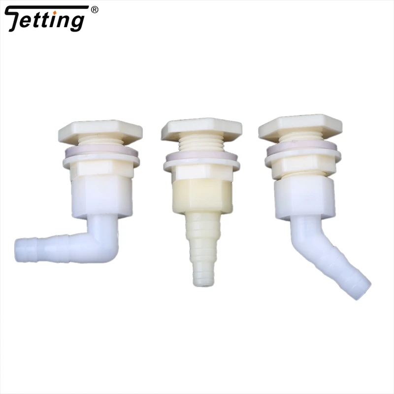2Pieces Plastic Connector Poultry Pet Farming Chicken Rabbit Drinker Barbed Pagoda Joint Coupling Water Tank Hose Outlet Inlet