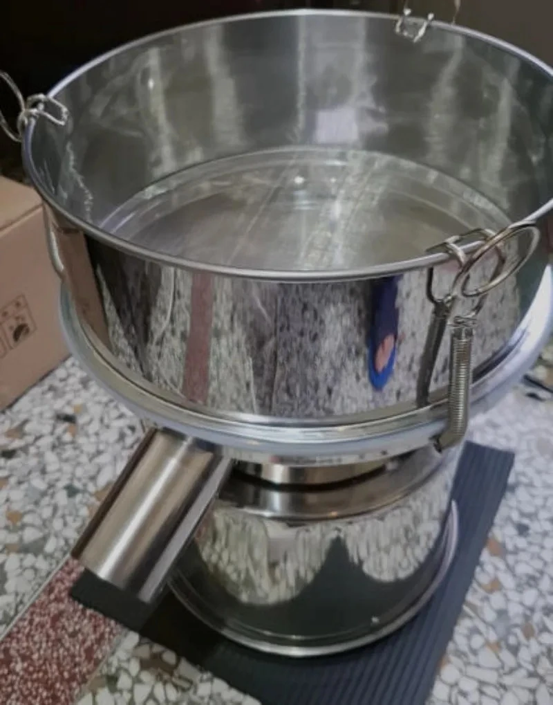 Small Stainless Steel Electric Vibrating Sieve Machine for TCM Powder, Wood Flour and Food Powder Screening