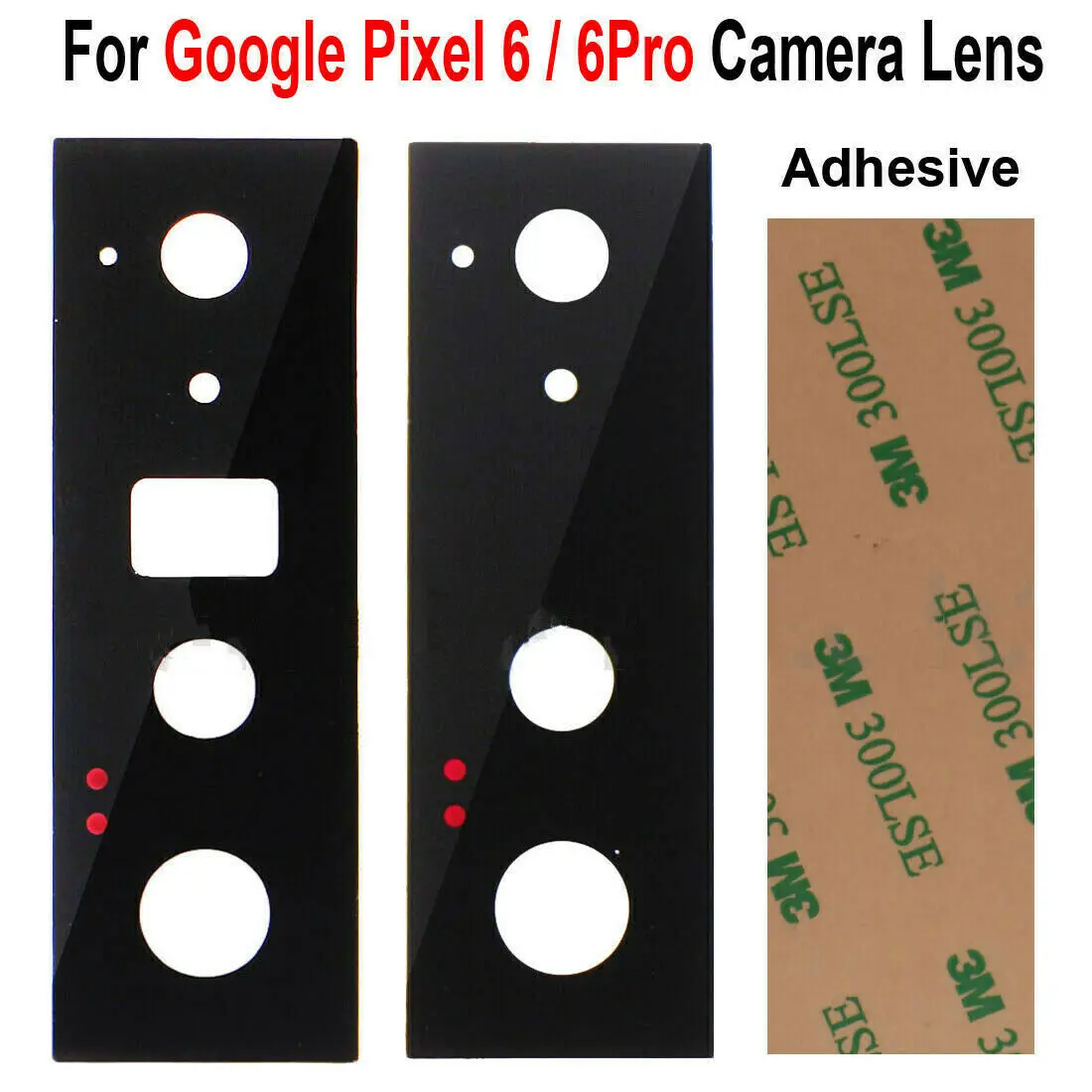 New For Google Pixel 6 Rear Camera Lens For Google Pixel 6 Pro Camera Lens Glass Lens Back Rear Cover Replacement Parts