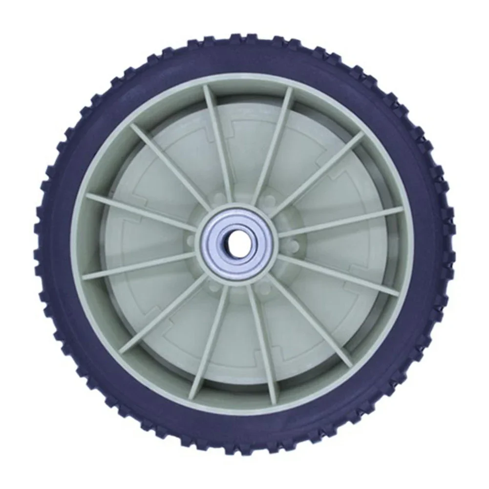 Effortless Maneuverability  Universal Lawn Mower Wheel Made Of Rubber  19 5cm Wheel Diameter For Efficient Hand Push Operations