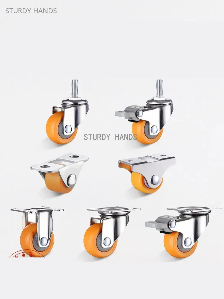 

2 шт. нейлоновая тумбочка с подшипником, направляющим колесом, ящик для мебели, бесшумный шкив, шкаф, универсальная роликовая мебельная фурнитура