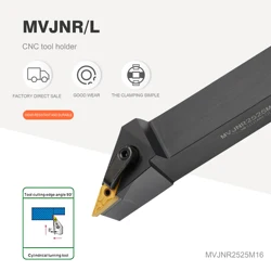 EXTERNAL TURNING TOOL HOLDER MVJNR2020K16 MVJNR1616K16 MVJNR2525M16 VNMG160408 CARBIDE INSERT MVJNR LATHE CUTTING TOOL