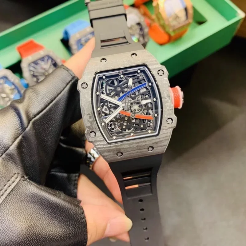 2026RM Men's Top Luxury 904L Stainless Steel 47.5MM Automatic Mechanical High Quality Watch AAAAA+