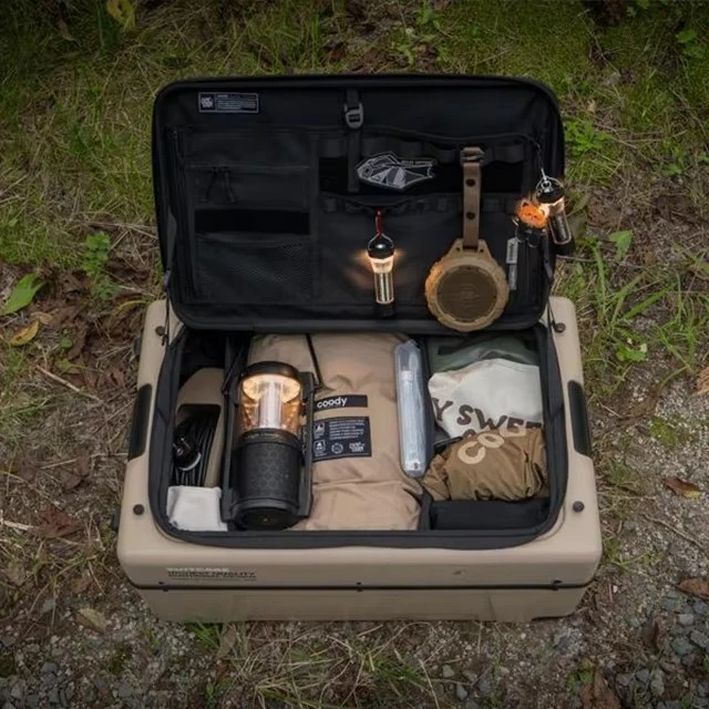 Stylish and comfortable outdoor retractable storage box set luggage