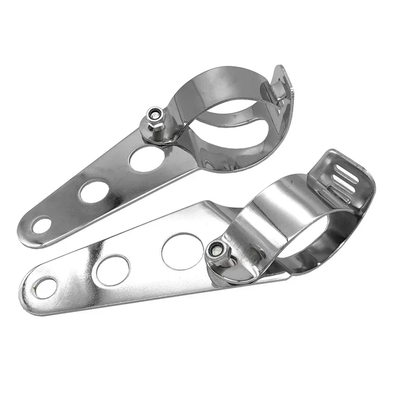 28-46mm Universal Motorcycle Headlight Mount Brackets Fork Headlamp Adjust Turn Signal Lamp Holder Turn Light Mount Bracket