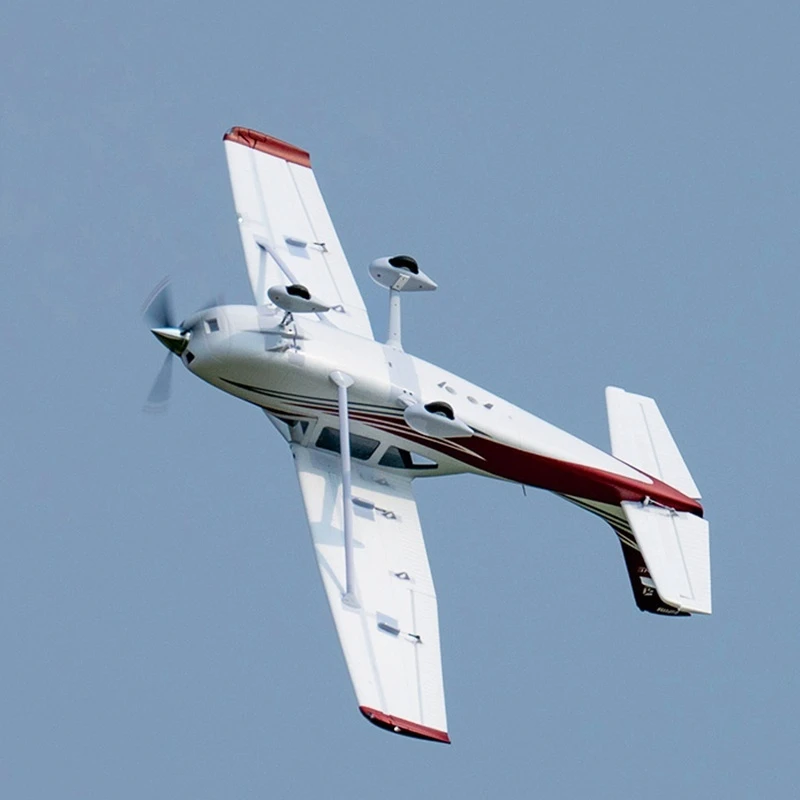 Fms Rc 182-afstandsbediening elektrisch vliegtuigmodel Geavanceerde trainingsvliegtuigspeelgoed voor beginnende lucht- en ruimtevaart Vaste vleugel