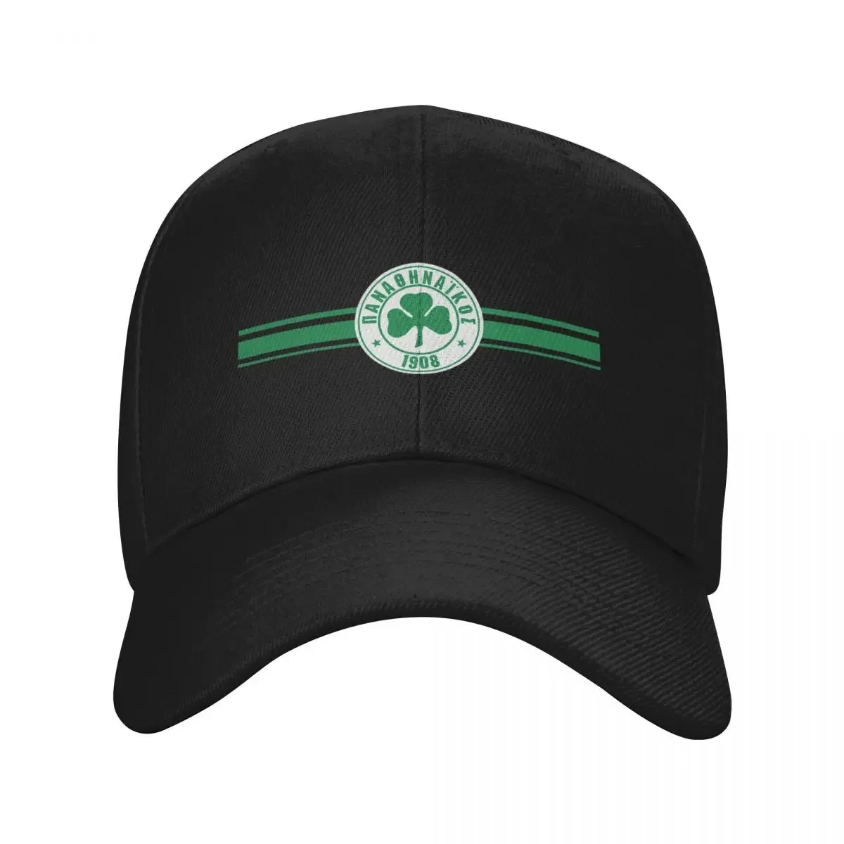 

Stripes of my heart Panathinaikos, Greece Baseball Cap Designer Hat Rave Gentleman Hat Girl Men's