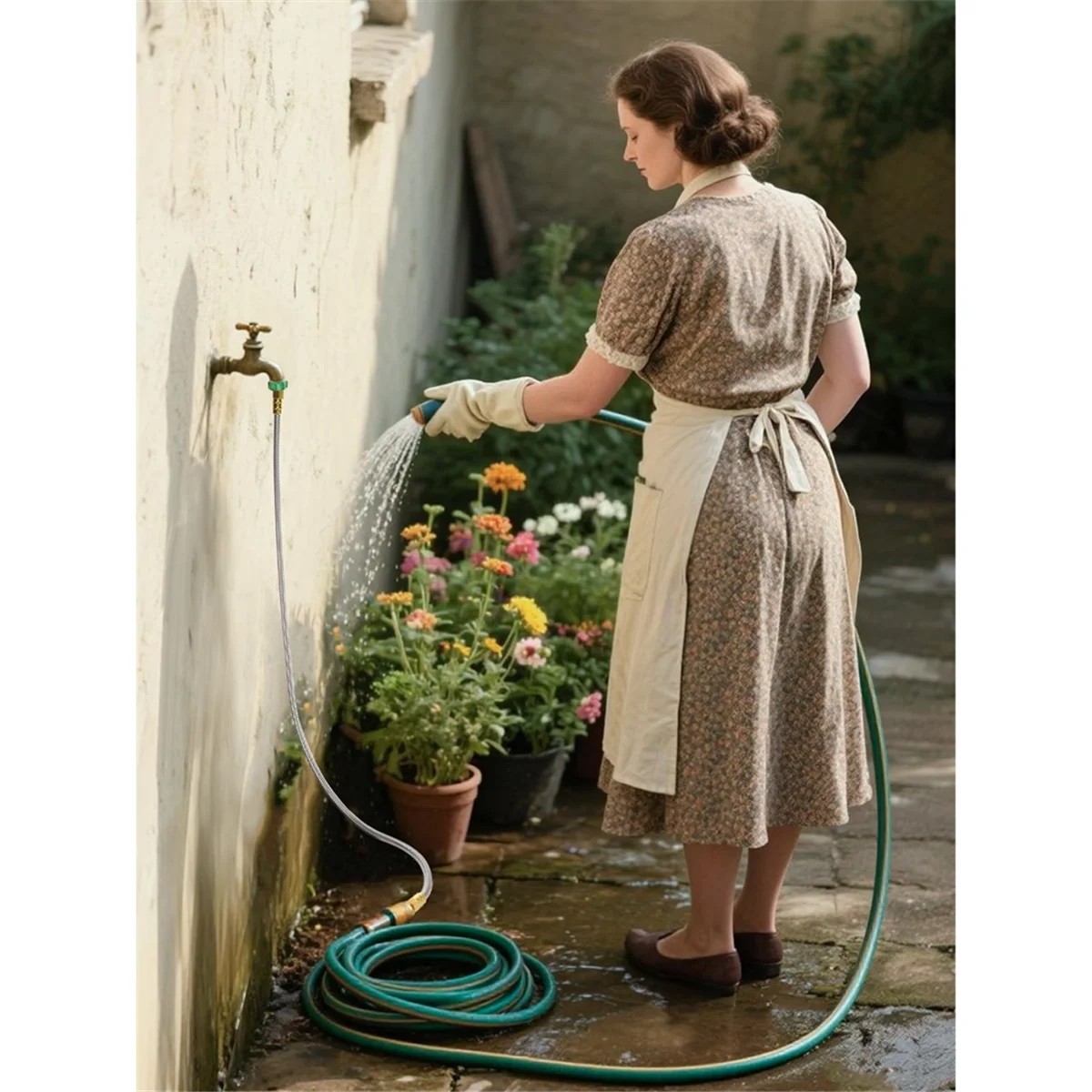 

A83Z Male to Female Leader Hose for Hoses Reel - 5ft Leakproof Free Garden Hose,for Outdoor Garden Car Pet Cleaning