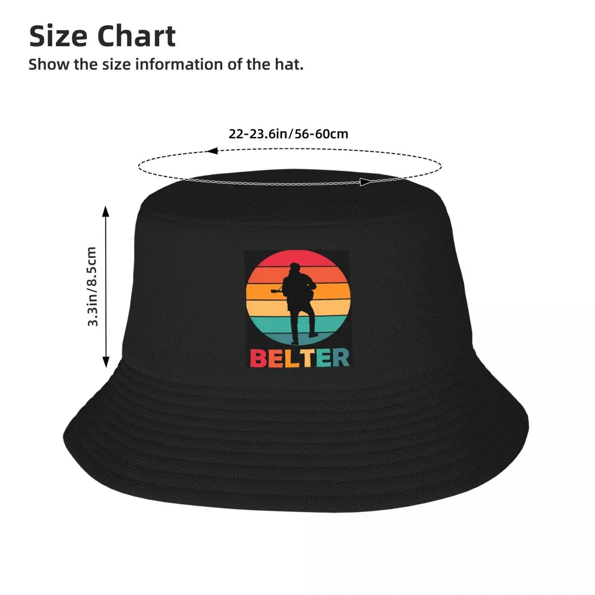 Mens Womens Shes A Belter Gerry Top Hat Cute Graphic Bucket Hat Panama For Man Woman Bob Hats Fisherman Hats Summer Unisex Caps