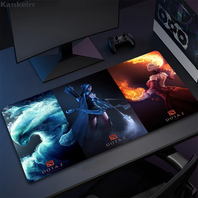 Dota 2 Anime Mousepad Speed Pc Gamer Complete Large Mouse Pad Xxl Mausepad Gaming Mouse Mat Keyboards Accessories Table Mats XL