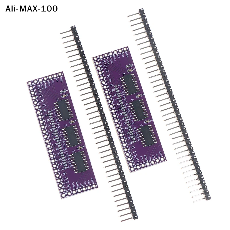 【AyS】1/3/5Pcs Microcontroller Serial To Parallel Pin IO Expansion Module 74HC595 Output Port 3 To 24pin LED Control Board