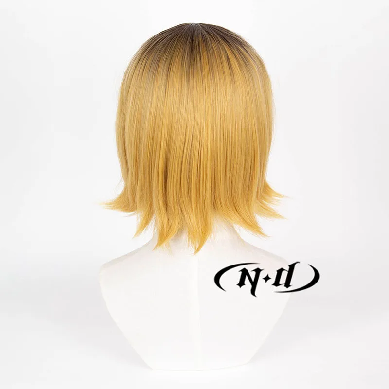 ND Mem-Cho Cosplay Wigs Oshi no Ko Cosplay Anime Brown Hair Wigs for Comic Con Coser Costume Party Heat Resistant Synthetic