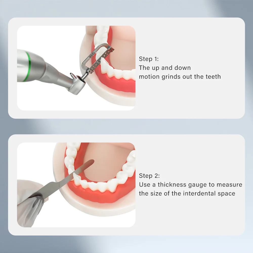 Dental Orthodontic Interproximal Enamel Handpiece Reduction Reciprocating IPR System Stripping 4:1 Contra Angle Orthodontic Tool