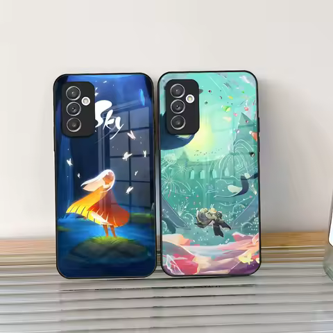 Game Sky Children Of The Light Phone Case Glass For Samsung Galaxy S24 S25 S21 S22 S20 S23 Ultra Fe Plus A34 A54 A24 A16 A52 M54
