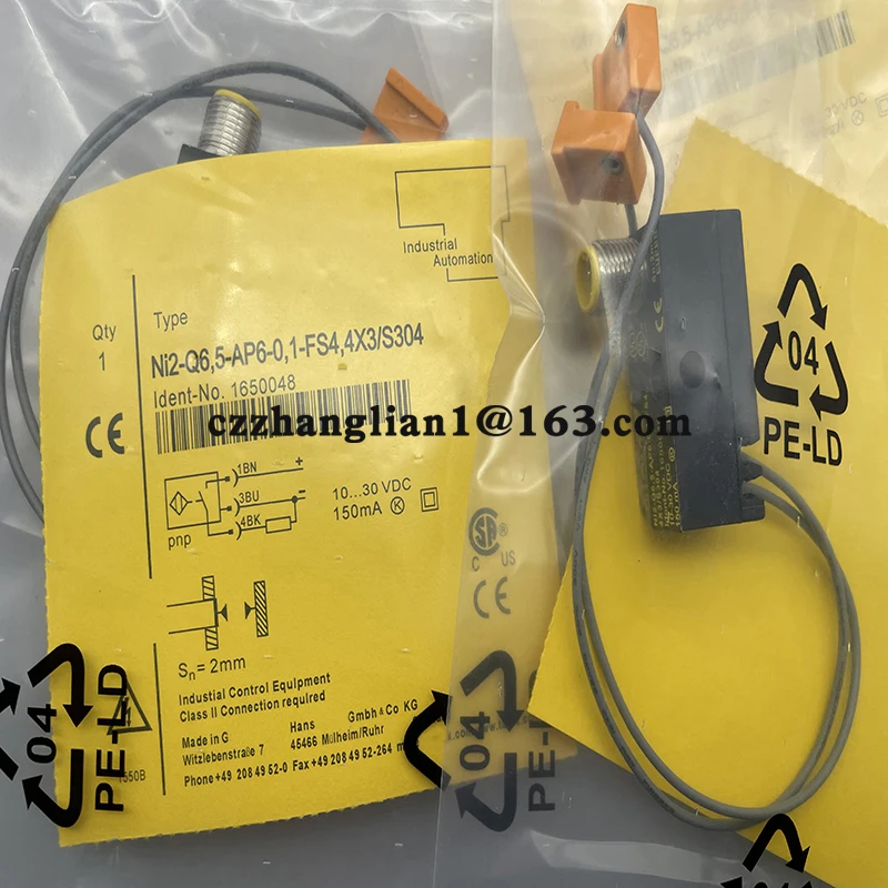

100% brand new sensor NI2-Q6.5-AP6-0.1-S NI2-Q6,5-AP6-0,1-FS4.4X3/S304 In stock