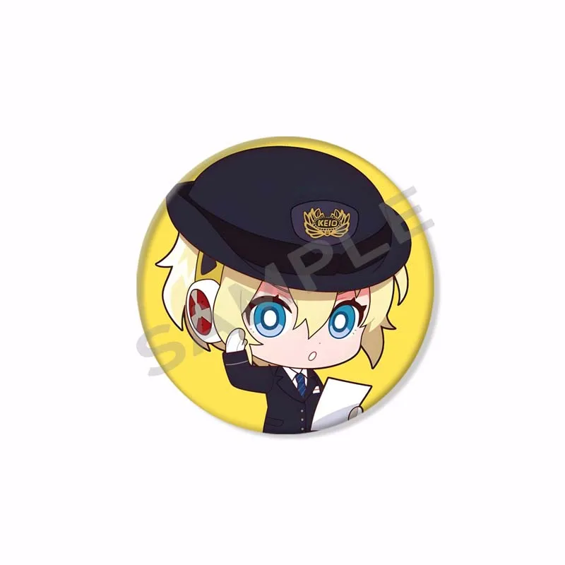 Vintage Game Persona 3 Button Pins P3 Shin Yuuki Tensei Yukari Makoto Takeba Megami Cartoon Badge Backpack Clothes Accessories