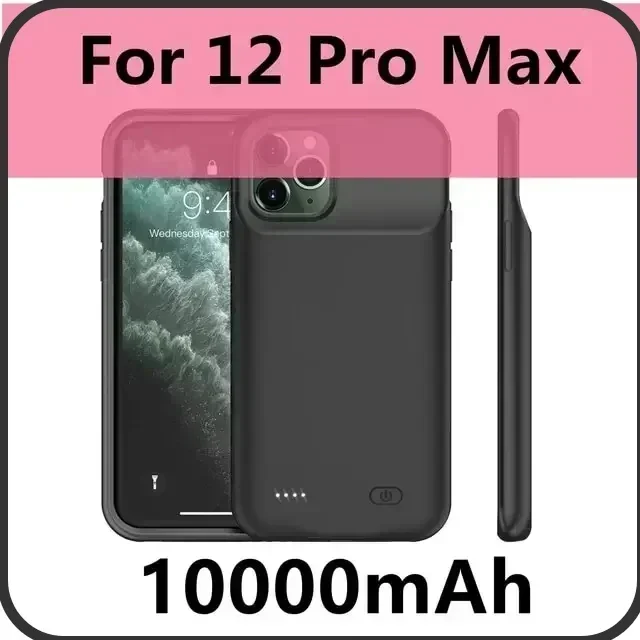 

10000mAh Battery Case for Iphone 12 11 13 15 Pro Max Mini Power Bank Charger Cover for IPhone X S Max XR 7 8 6S Plus SE2020 Case