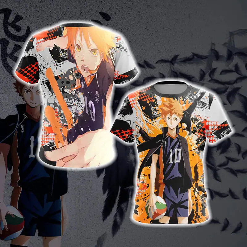 Arrival Anime Haikyuu 3D Print Casual Men/Women's Hip Hop Short-sleeve Kids Anime T-Shirt Harajuku Styles Unisex Clothes