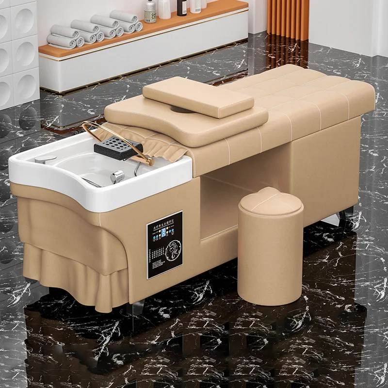 

Beauty Salon Shampoo Stand Spa Hair Bed Chairs Hydraulic Professional Therapy Washbasin Hairdressing Styling Cama Shampoo Spa