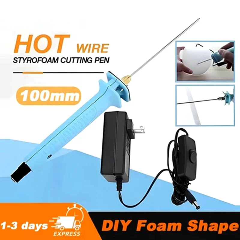 

Portable Hot Wire Cutter Pen, Fast Heating, Electric Polystyrene and Styrofoam Cutting Tool