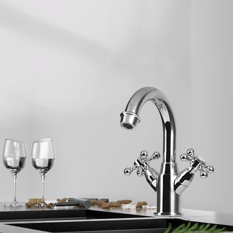 High-End European Classical All Brass  Basin Faucet Tap  5 Years Warranty Anti-Scalding Tap CE UPC Certification