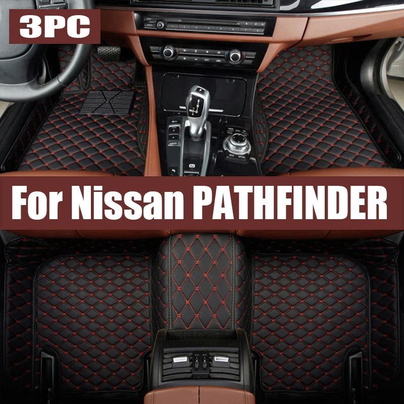 

For Nissan PATHFINDER 2013-2020 Auto Car Floor Mats All-Weather TPE Foot Mats Odorless Pad Tray Mat Interior trunk mat