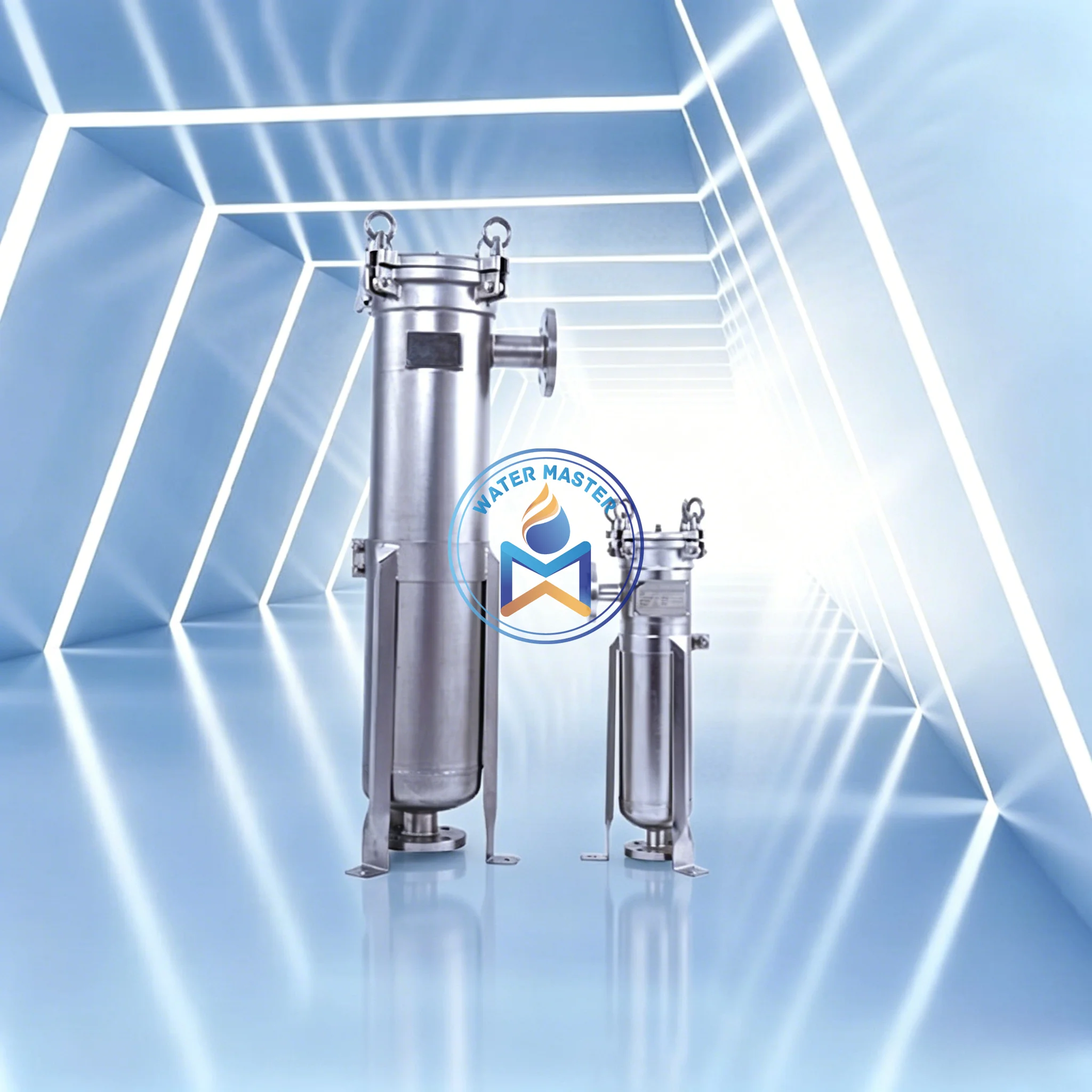 Side Entry Single Bag Filter Equipment With Complete Drive Assembly Stainless Carbon Steel Material