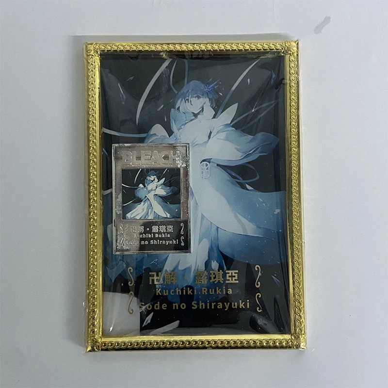 Anime Bleach Kurosaki Ichigo Kuchiki Rukia Hitsugaya Toushirou Collection Cards Christmas Birthday Gifts Children's Toys