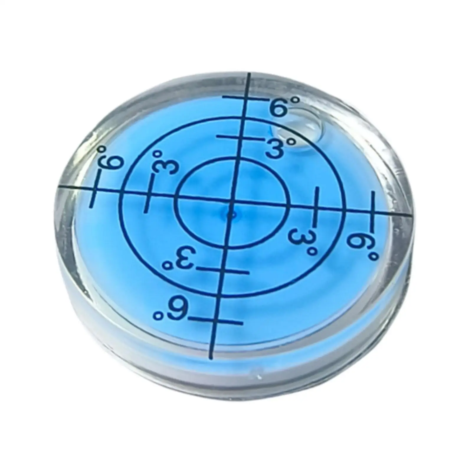 Golf Marker Clip Portable Magnetic Bubble Level Round Golf Cap Accessory for Easy Green Contour Recognition Ideal Golf Supplies