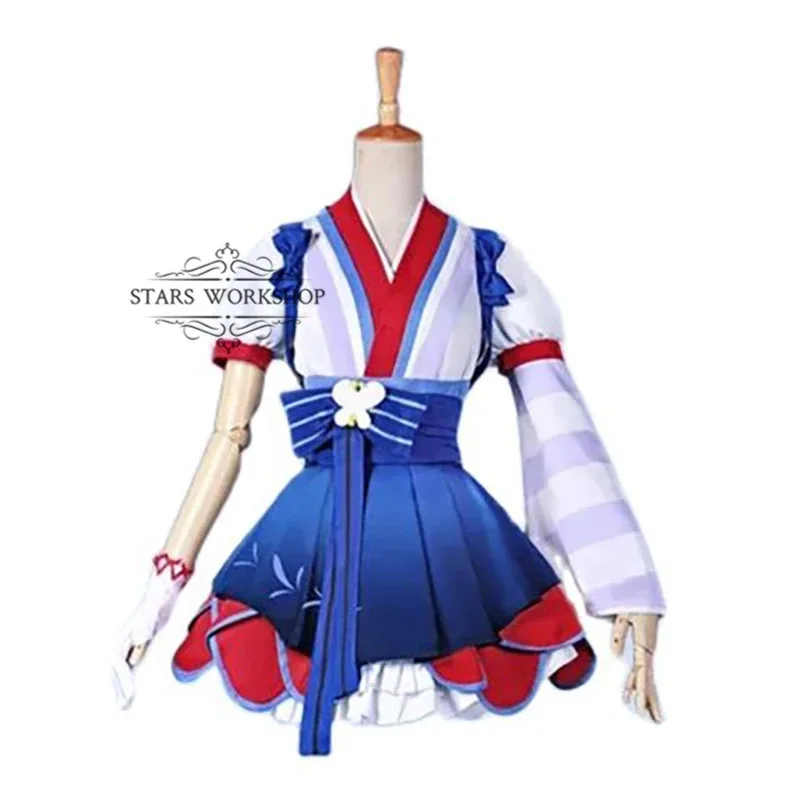 

qq681LoveLive! Солнце! Aqours ED Mijuku Dreamer Kurosawa Ruby Косплей Костюм Все Членки Кимоно Платье Униформа Для Хэллоуина P