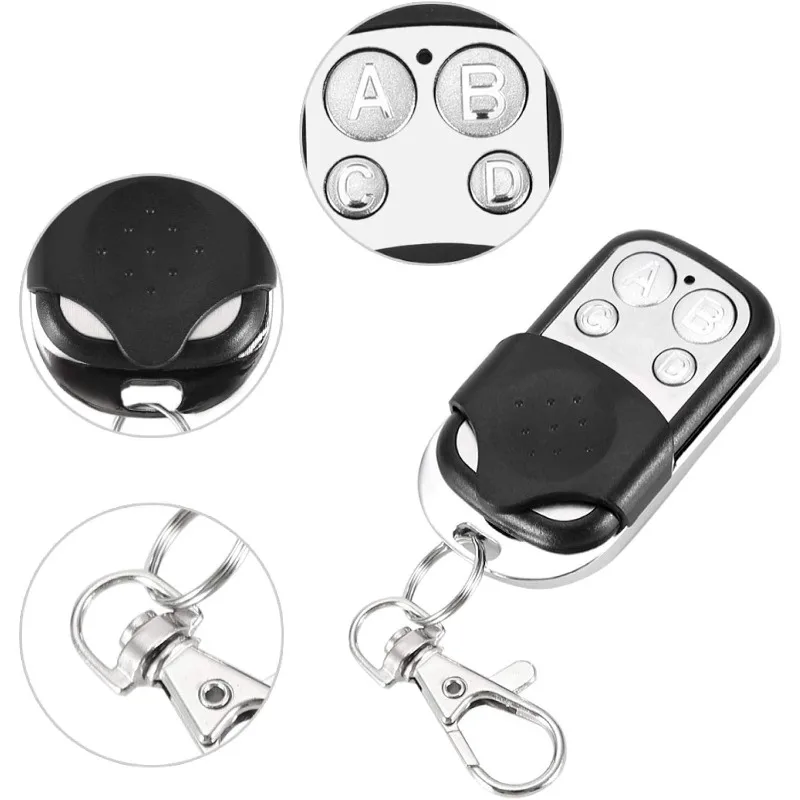 1 Pcs 433.92mhz Universal Garage Door Control 4 Button Electronic Gate Smart Infrared Door Opener Copy Duplicator Transmitter