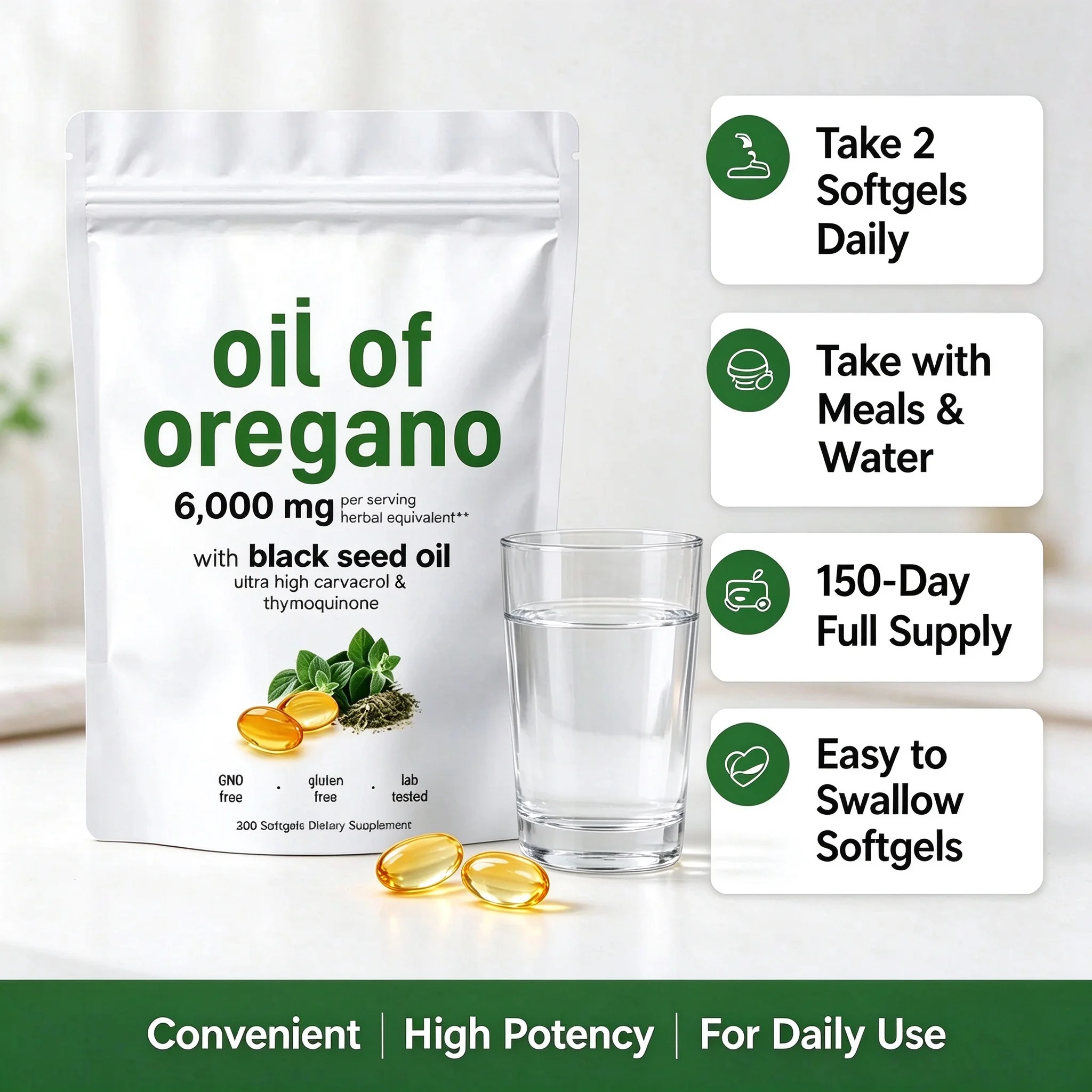 Minyak Oregano dalam Bentuk Ka - Herbal Supplement ulasan dan harga