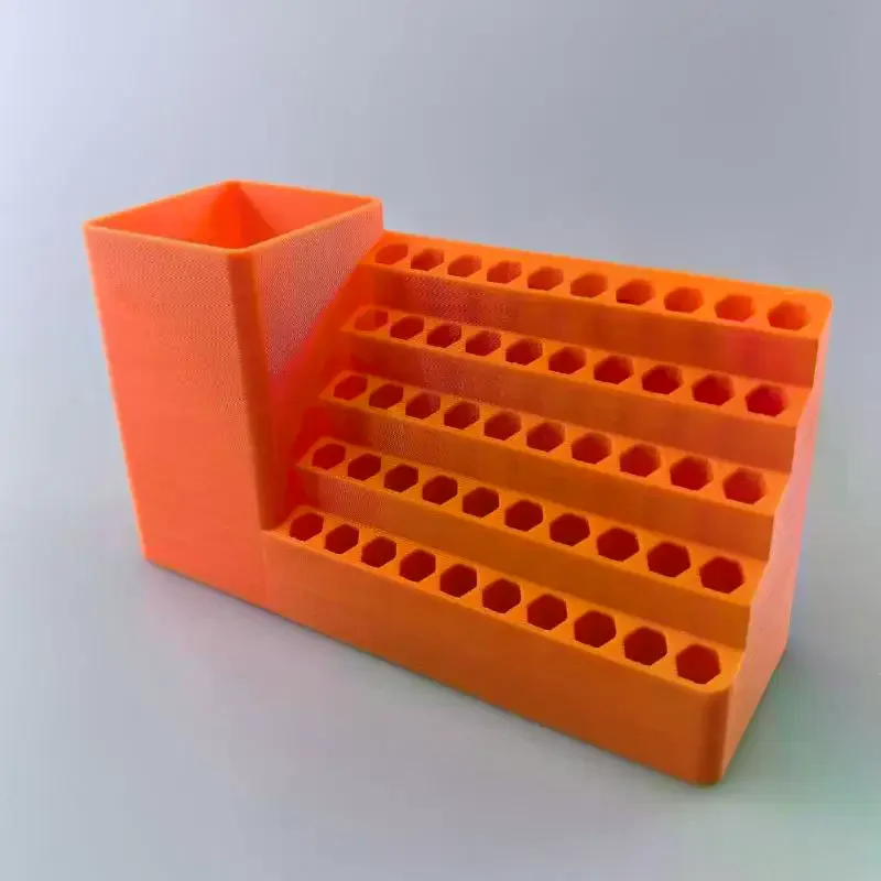 Screwdriver Head Storage Toolbox Hole Board Screwdriver Stand Hex Shank Organiser Drill Holder 50 Holes Bit Organiser